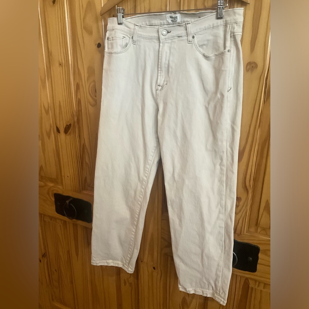 Off white straight leg Kensie jeans